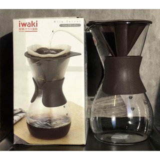 iwaki เหยือกกาแฟ แบบขวด พร้อม ถ้วยดริปในตัว กระดาษกรอง (ญี่ปุ่น)