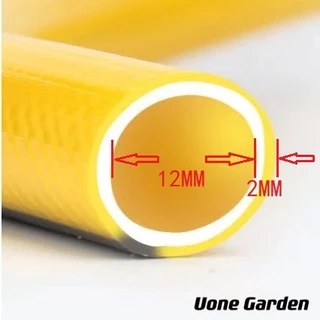 【โครงสร้างหนา 3 ชั้น】สายยางสีเหลือง 4หุน (1/2") 5หุน (5/8") การออกแบบป้องกันการระเบิดและแรงดันสามชั้น 8ปีไม่แข็งกรอบ