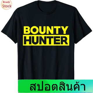 Bounty Hunterเสื้อยืดลำลอง Bounty Hunter T-Shirt For Fugitive Recovery Agents LEO Bounty Hunter Mens Womens T-shirts