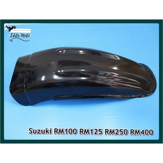 SUZUKI RM100 RM125 RM250 RM400 2610RMW REAR FENDER PLASTIC "BLACK" // บังโคลนหลัง บังโคลนหลังมอเตอร์ไซค์ พลาสติก สีดำ