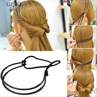 * Lady Hair Hoop สายรัดสายหนังคาดผมยางจัดแต่งทรงผมได้ง่าย