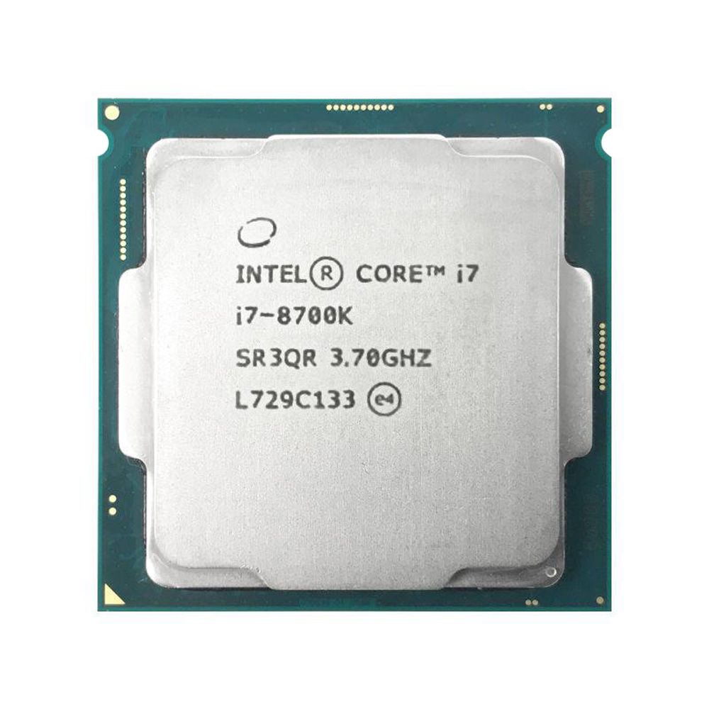 Intel Core i7-8700K CPU 3.7GHz 6-Core LGA 1151 Processor (Tray, Without Cooler)