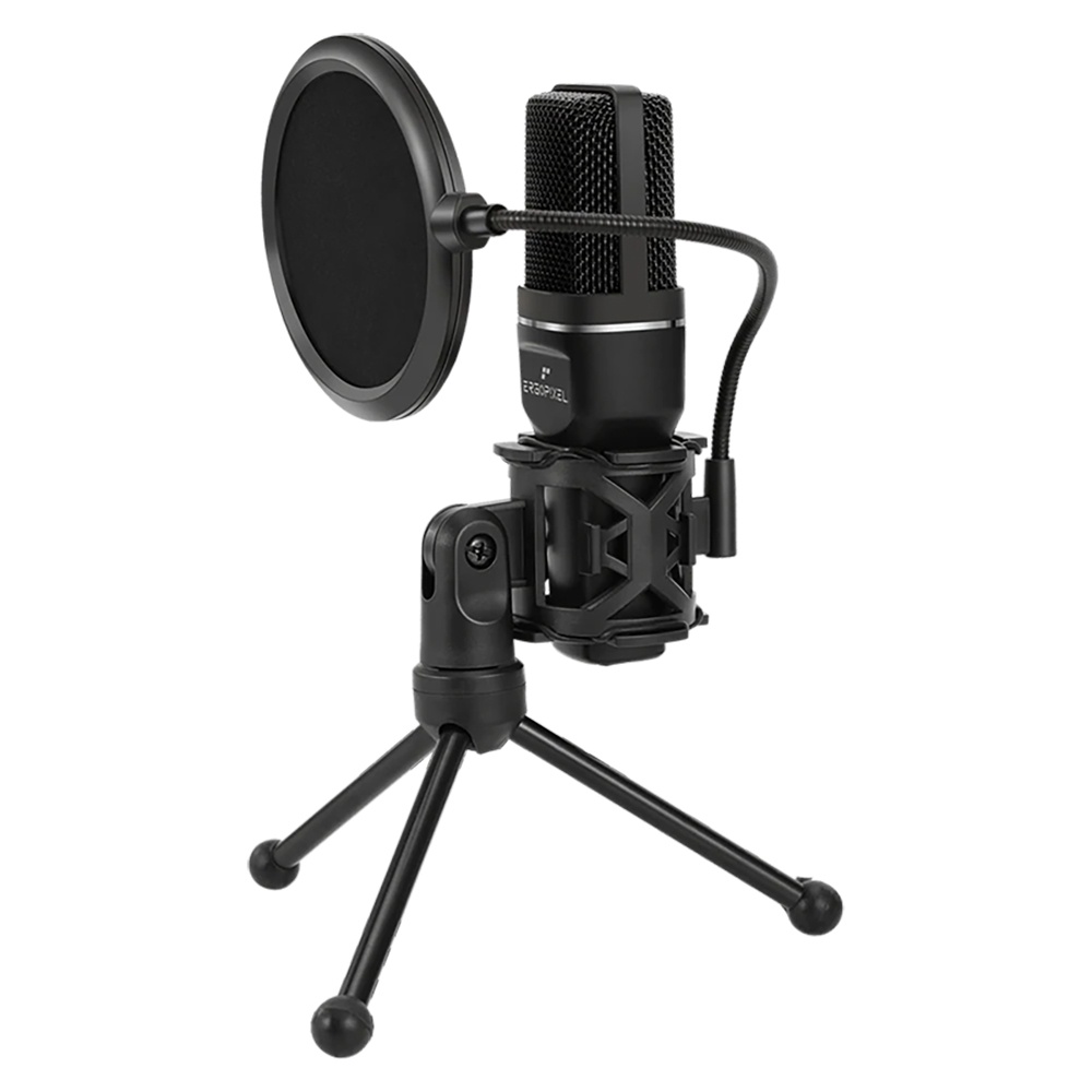Ergopixel Condenser Microphone With Tripod Black (EPMP0002) เออร์โก