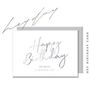 🔥🔥 HEY! Birthday Card การ์ดวันเกิดใส่ชื่อได้ No.6