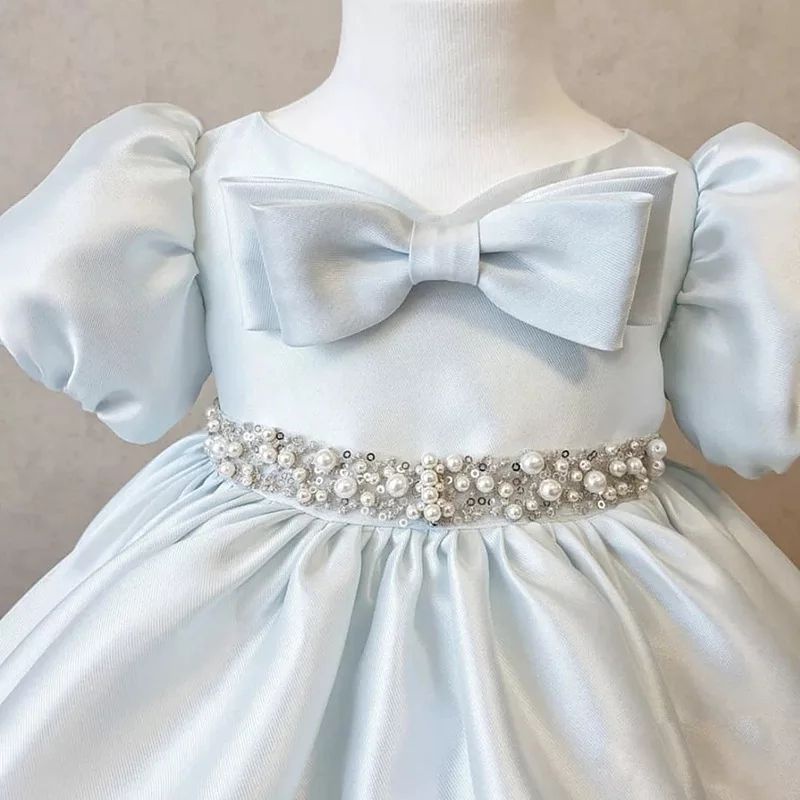 GIRLS DRESS BABY GIRLS BIRTHDAY PARTY DRESS GIRLS ORGANZA BAPTISC CHURCH DRESS GIRLS WEDDING PARTY D