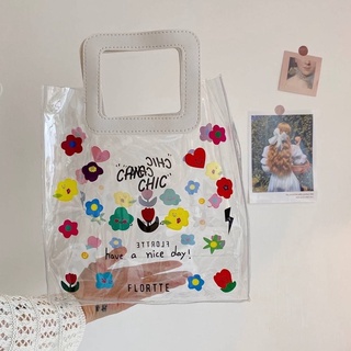 🌼กระเป๋า Chic Chic bag 🌹 ความสดใสยืนหนึ่ง ถือยังไงก็น่ารัก ใช้ไปซุปเปอร์มาร์เก็ตชิคๆ