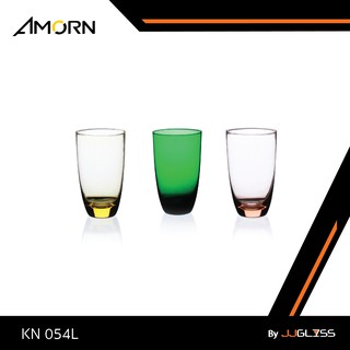 JJGLASS - ( AMORN )  KN 054L  - แก้วน้ำ เนื้อใส