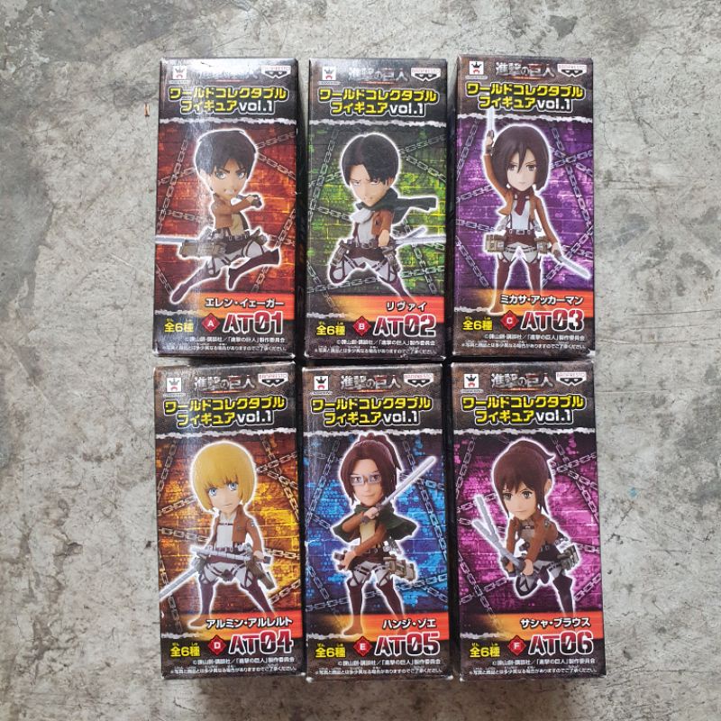 WCF Attack on Titan มือ 1 Lot JP