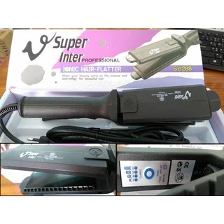🍆แท้💯 Super V Inter SU 288 เครื่องหนีบผม มีฟัน หน้ากลาง ที่รีดผมตรง ร้านทำผมใช้ ผมเรียบ ลื่น เงางาม