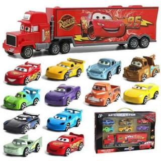 7 in 1 disney pixar cars 2 mcqueen โมเดลรถยนต์โลหะของเล่นสําหรับเด็ก