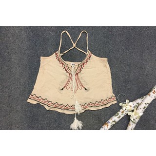 ของใหม่ !! มือ 1!! Crop Top Bohemian
