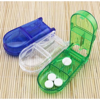 Cutter Pill Compartment Box Containers ส่งจากไทย