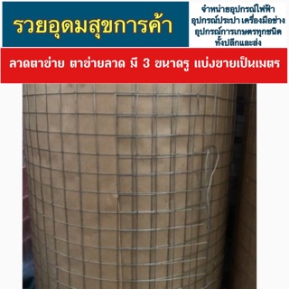 ลวดตาข่าย ความสูง 90 ซม. ยาว 30 ม.มี 3 ขนาดรู