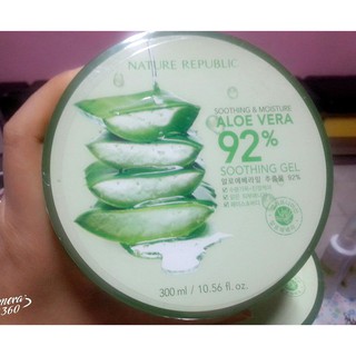 เจลว่านหางจระเข้ Nature republic 92% ราคา 259 บาท พร้อมส่ง