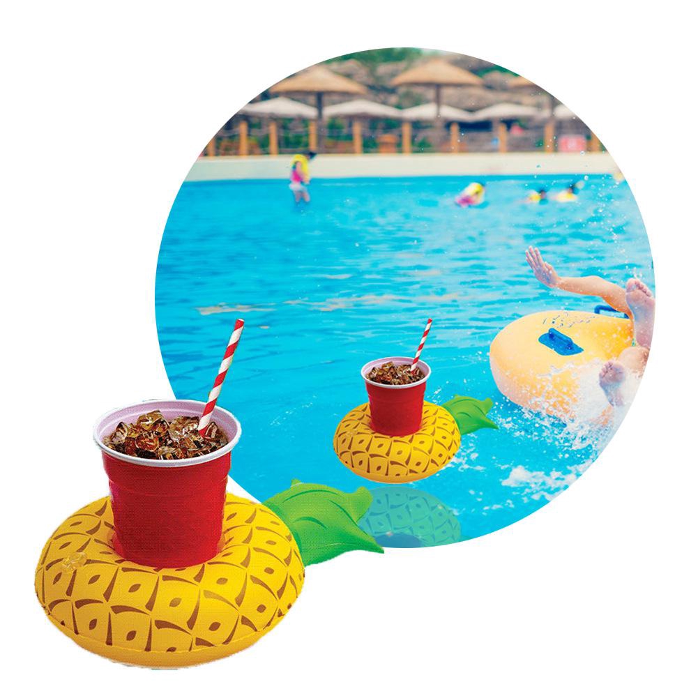 inflatable pool cup holders