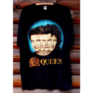 T-shirt  เสื้อยืดแขนสั้น พิมพ์ลายวงร็อค Rare Queen Freddie Mercury สีดํา สไตล์วินเทจ เหมาะกับของขวัญวันเกิด สําหรับผู้ชา