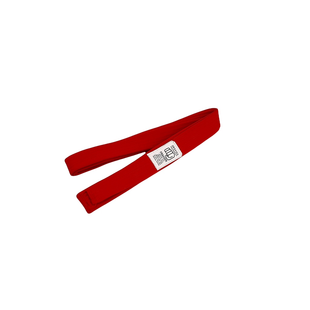 MERAH Frasser เข็มขัดคาราเต้หนาสีแดง sms