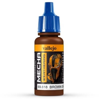 Vallejo MECHA WEATHERING 69.818 Brown Eng. Soot (Matt)
