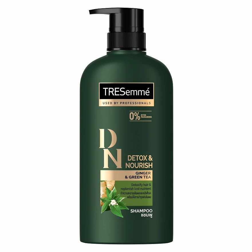TRESemme Detox &amp; Nourish Shampoo เทรซาเม่ ซาลอน ดีท็อกซ์ แชมพู 450 มล.