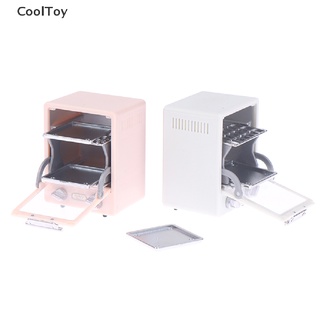 &lt; Cooltoy &gt; โมเดลเตาอบไมโครเวฟ แนวตั้ง ขนาดเล็ก สําหรับตกแต่งบ้านตุ๊กตา 1:12