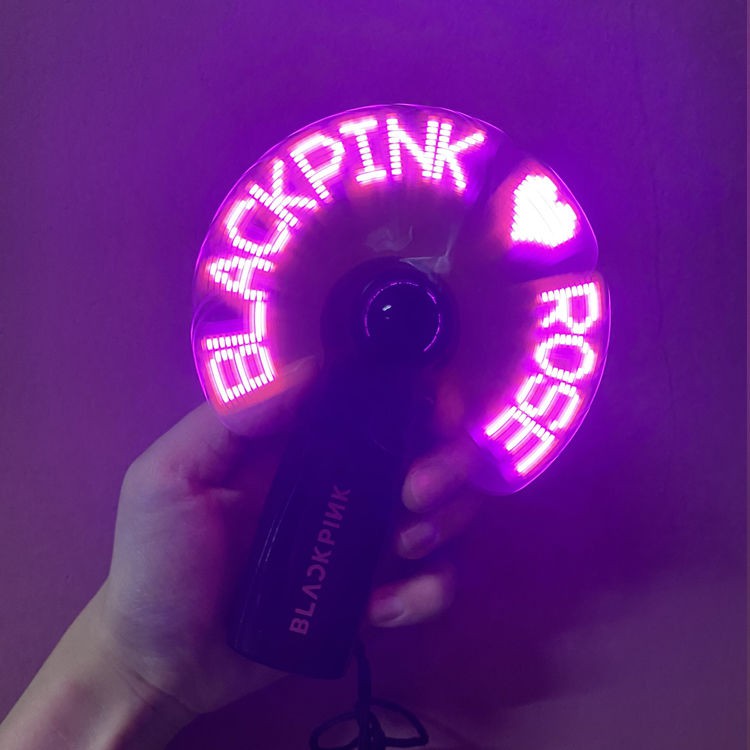 ✕﹍BLACKPINK หมึกสีชมพู LISA แฟนคนเดียวกัน เจนนี่ Jin Ji Ni ROSE Jin Ji Su Jisoo พัดลมต่อพ่วง