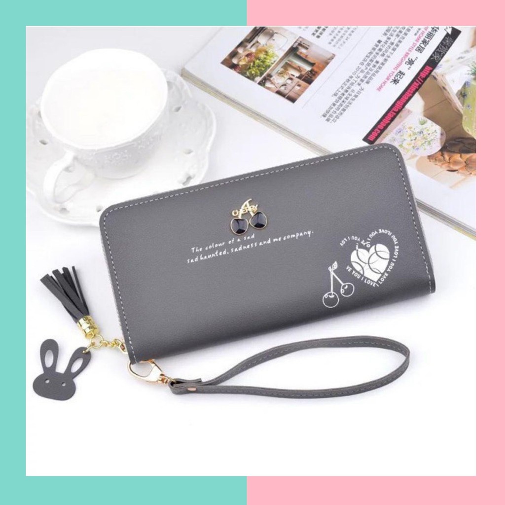 ร้านมารี ➡️√ CHERRY √ LONG WALLETS - FASHION WALLETS - WALLETS
