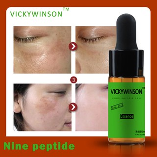 Nine peptide Essence เซรั่มบํารุงผิวหน้า เซรั่มสิว เอสเซ้นบํารุงผิวหน้า ครีมลบรอยแผลเป็นจากสิว ไวท์เทนนิ่ง ซ่อมแซมสิวเสี้ยน 10 มล.