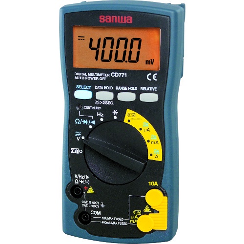 SANWA เครื่องทดสอบไฟฟ้า Digital Multimeter รุ่น CD771