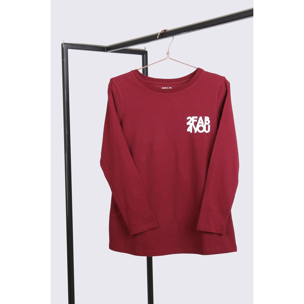 2fab4you เสื้อแขนยาวคอกลมสําหรับผู้หญิง