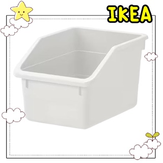 🌈รับหิ้วสินค้า IKEA🌈 SOCKERBIT ซอคเกร์บิต กล่องใส่ของ, ขาว19x26x15 ซม.