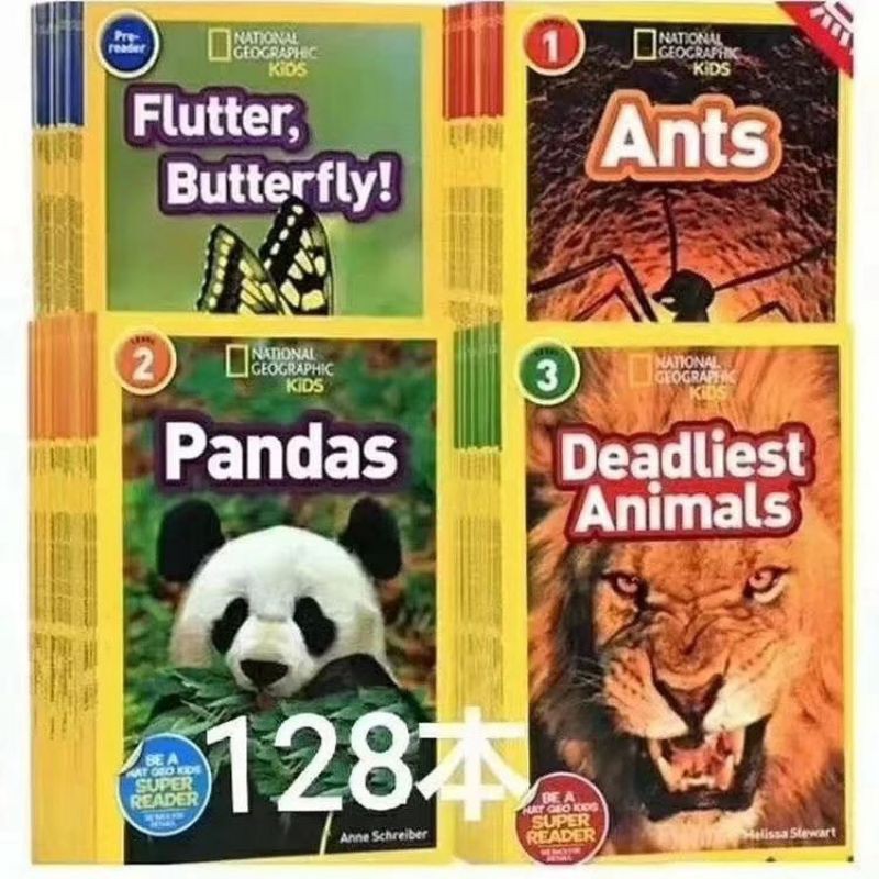เวอร์ชั่นล่าสุด National geographic kids Prereader 24 เล่ม /L1/L2/L3