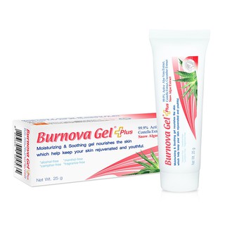 BURNOVA GEL PLUS SNOW ALGAE ฟื้นฟูผิวให้แลดูอ่อนเยาว์ เหมาะสำหรับผิวที่มีปัญหาริ้วรอย 25g/70g