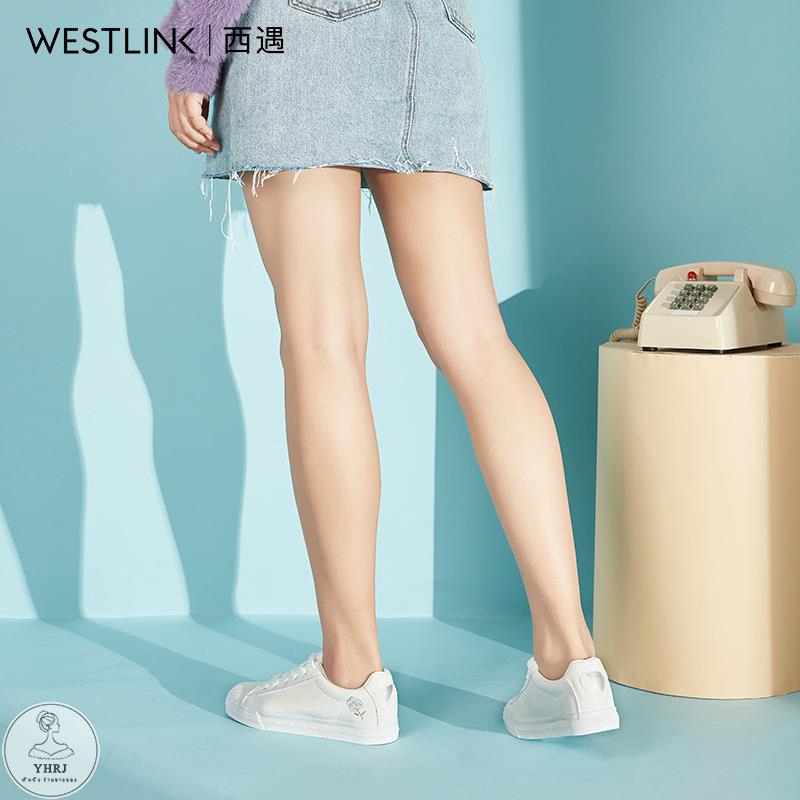 Westlink West meet small white shoes women's shoes contrast color