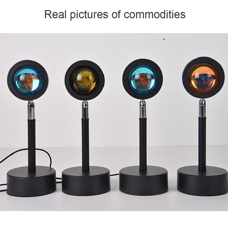 Sunset Rainbow Projection Lamp USB Table Atmosphere LED Night Light