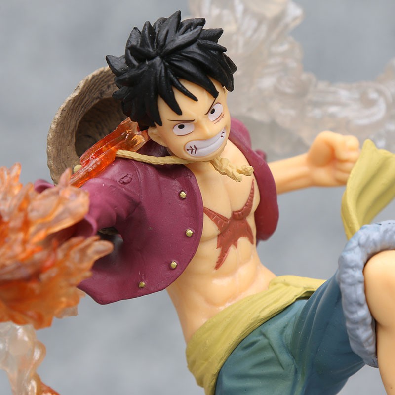 Paiuan OP Figures Toy 6PCS Luffy Sanji Ace Zoro Robin Sabo Action