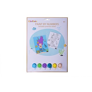 ColorChoice Paint by Numbers Mermaid: ชุดระบายสีเสริมทักษะ