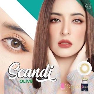 คอนแทคเลนส์ Scandi Gray , Brown , Olive - Gaezz Secret ขนาดมินิ มีสายตาถึง -10.00