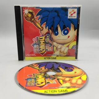 Ganbare Goemon kurunara Koi แผ่นก๊อปปั้ม PS1 แผ่นสภาพดี เล่นได้ตามรูป