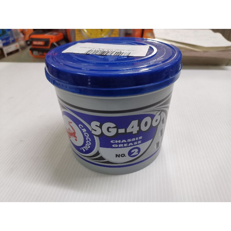 CROCODILE SG-406​ NO.2​ จารบี​ ตราจระเข้​ SG-406​ #2​ เนื้อเขียว​ 1 ก.ก.