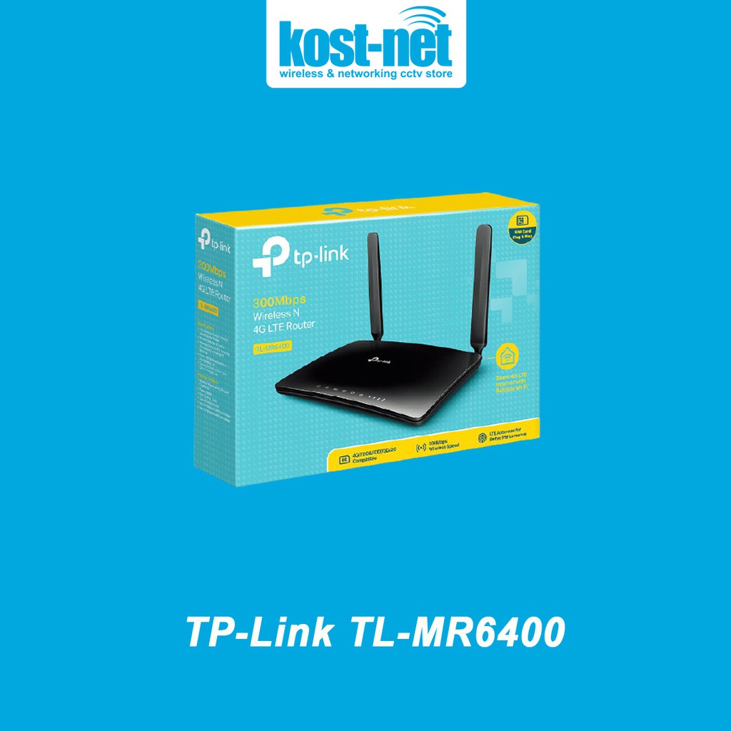 Modem 3g 4g เราเตอร ไร สาย Tp Link Tl Mr6400 Sim Card ซ มการ ด 3 8