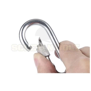 สแนปลิงค์ ตะขอ ล็อค เกี่ยวพวงกุญแจ สแตนเลส 304 - 4mm. 5mm. 6mm. 7mm. 8mm. 9mm. / SNAP LINK HOOK