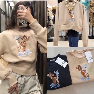 💫New💫(พร้อมส่ง) เสื้อคลุมแบมบี้ Bambi งานปักครอสติส