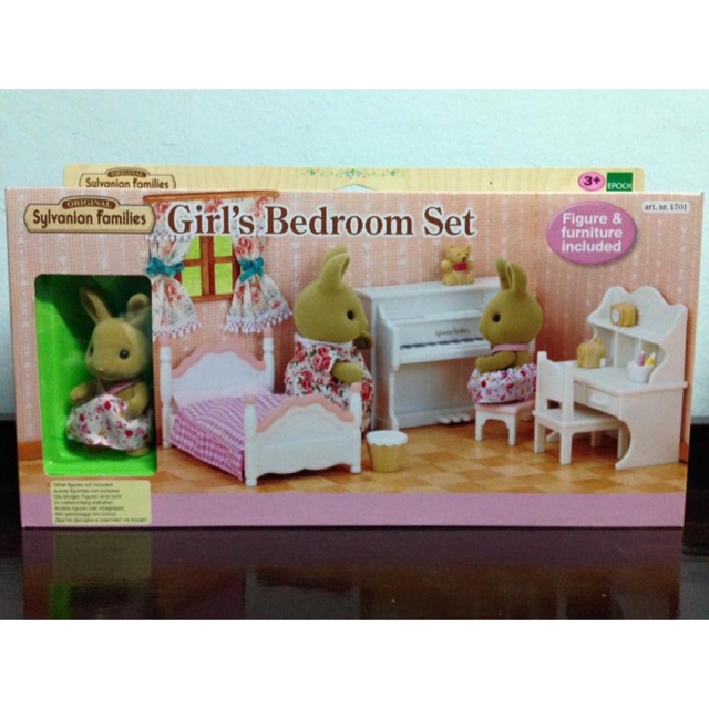 Sylvanian families Girl's Bedroom Set พร้อมส่ง