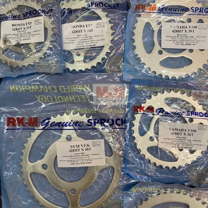 RKM SPROCKET RKM LC135 SPROCKET 428 EX5 SpROCKET WAVE SPROCKET Y15 SPROCKET RS150