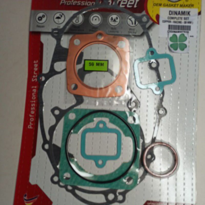 59MM DINAMIK COMPLETE SET OVERHAUL GASKET SET ENGINE GASKET MODENAS