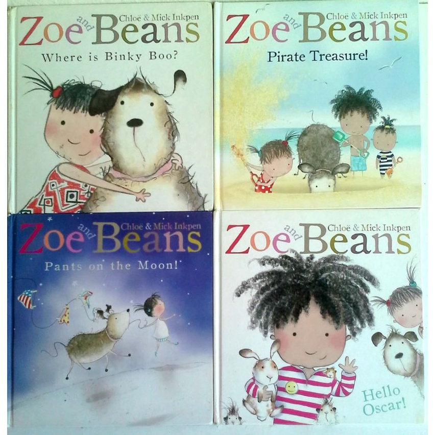 2 Zoe and Beans by Chloe&amp; Mick Inkpen หนังสือมือสอง  ปกแข็ง นิทาน
