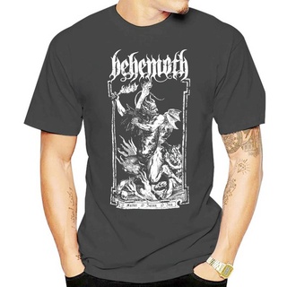 เสื้อยืดผ้าฝ้าย เสื้อยืด ผ้าฝ้าย พิมพ์ลาย Behemoth Men O Father สีดํา พลัสไซซ์ แฟชั่นสําหรับผู้ชาย 2022