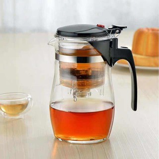 กาน้ำชา Tea pot แบบกด ขนาด 500ml /750ml/900ml