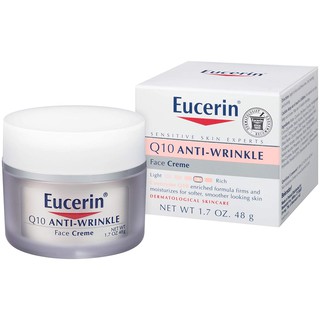 Eucerin Q10 Anti-Wrinkle Face Creme - 48g ครีมลดริ้วรอยลึก [แท้100%/พร้อมส่ง]