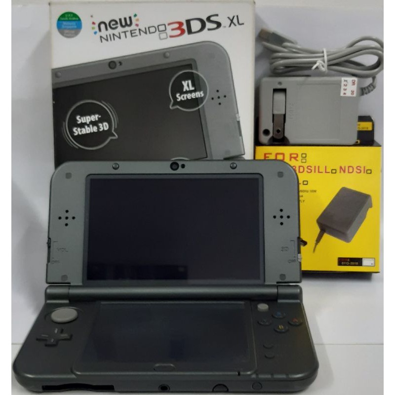 3DS เครื่อง NINTENDO 3 DS XL รุ่น NEW NEW ( มือสองสภาพ90% +มีเมม 64 GB) cfw เรียบร้อย